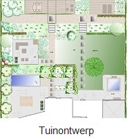 tuinontwerp in Huizen